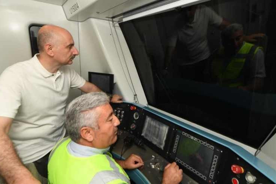 Bakan Karaismailoğlu, İstanbul Havalimanı metrosunu test etti tarih verdi