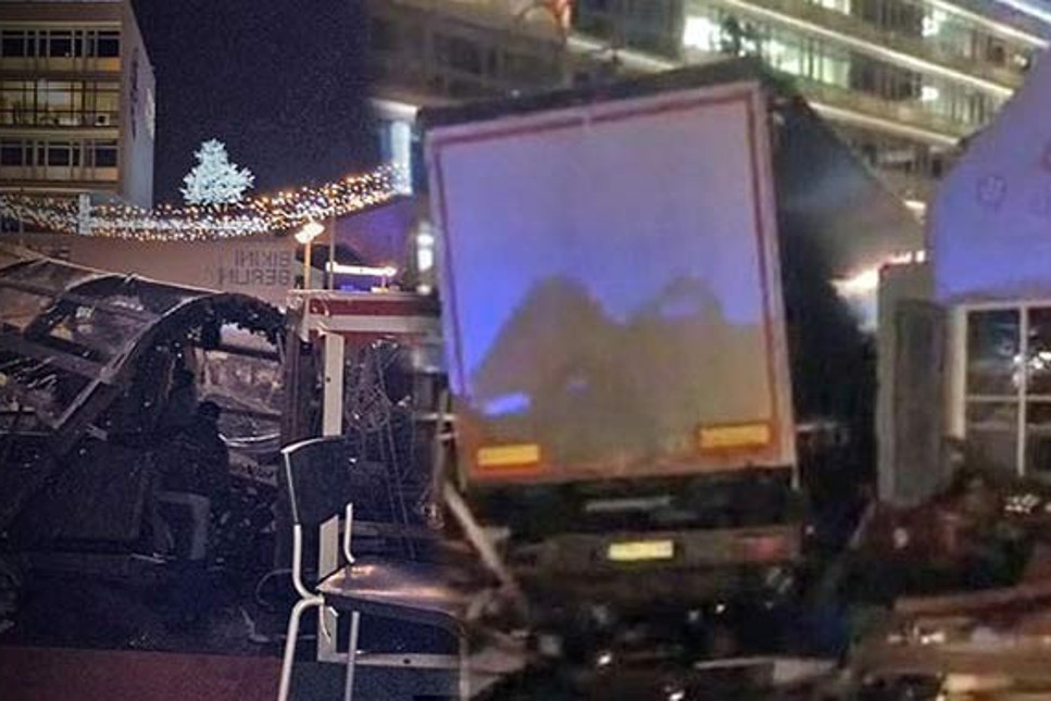 Berlin'de Noel pazarına TIR'lı saldırı: 12 ölü, 50 yaralı