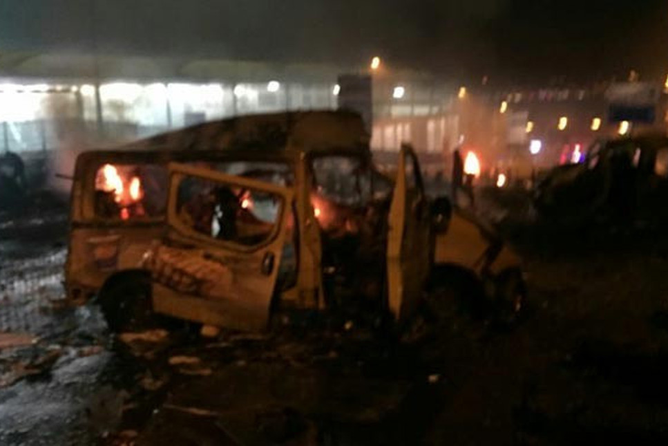 Beşiktaş'ta patlamanın yaşandığı yerden ilk görüntüler