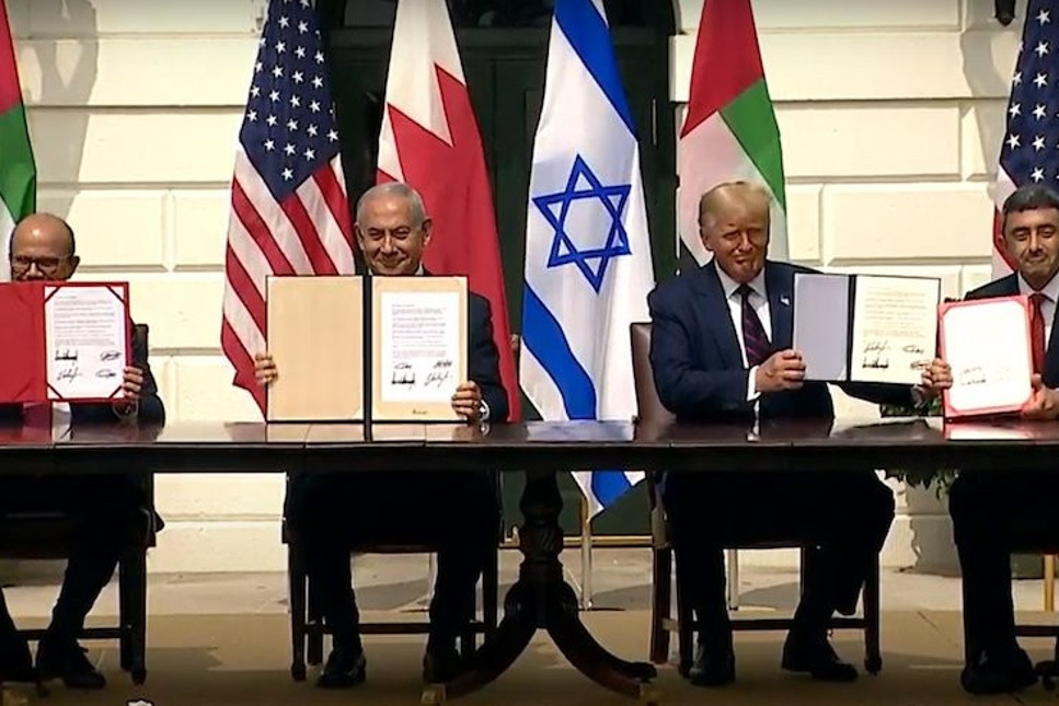 Beyaz Saray'da Filistin'i yok sayan anlaşma!