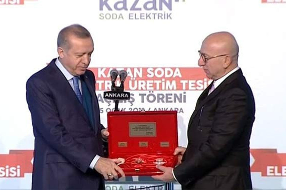 Ciner'in 1.5 milyar dolarlık tesisini Erdoğan açtı