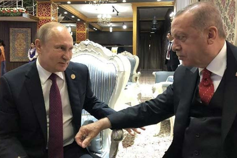 Erdoğan, Putin’le Suriye’yi görüştü