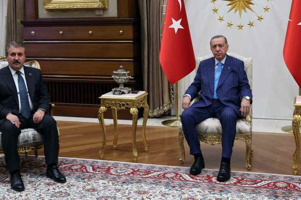 Cumhurbaşkanı Erdoğan, BBP lideri Destici'yle 1 saat görüştü