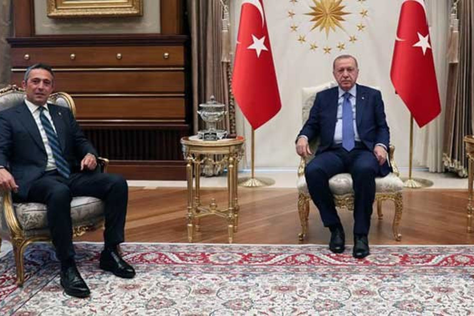 Cumhurbaşkanı Erdoğan, Fenerbahçe Başkanı Ali Koç'u kabul etti