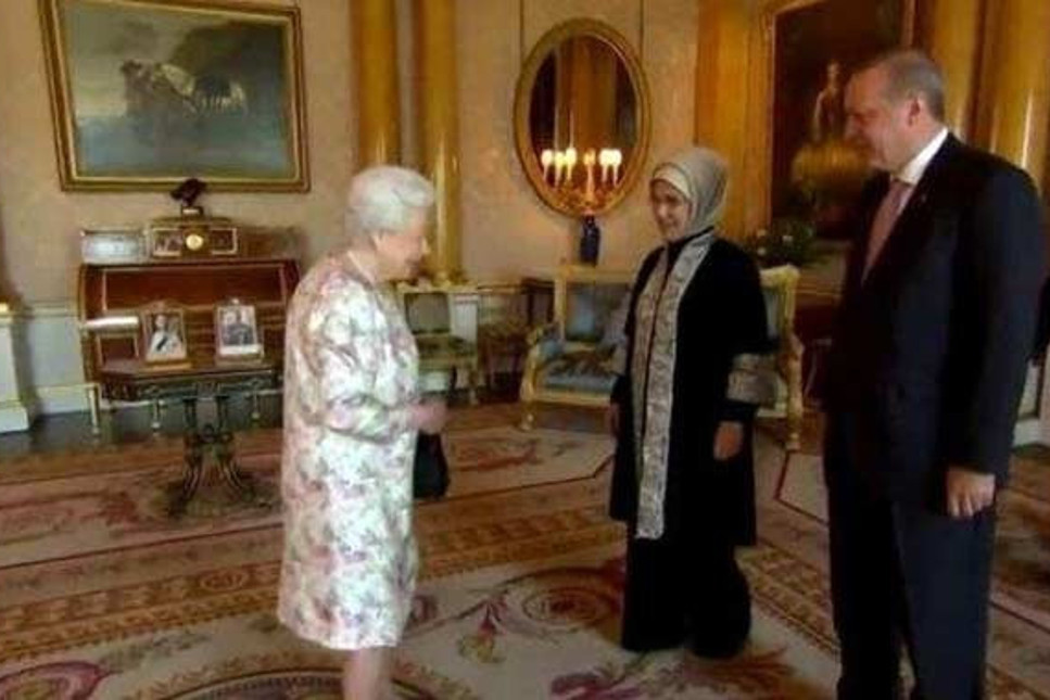 Cumhurbaşkanı Erdoğan, Kraliçe 2. Elizabeth ile 40 dakika görüştü