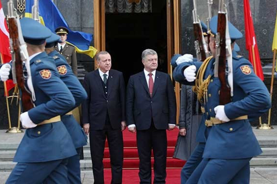 Cumhurbaşkanı Erdoğan, Ukrayna'da