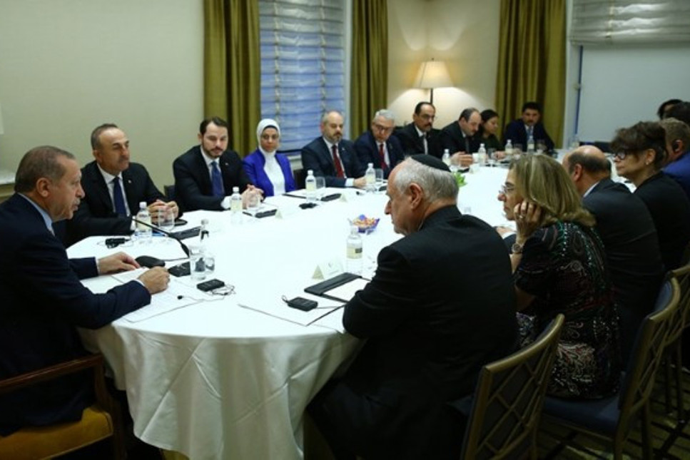 Cumhurbaşkanı Erdoğan, Yahudi kuruluş temsilcileriyle buluştu