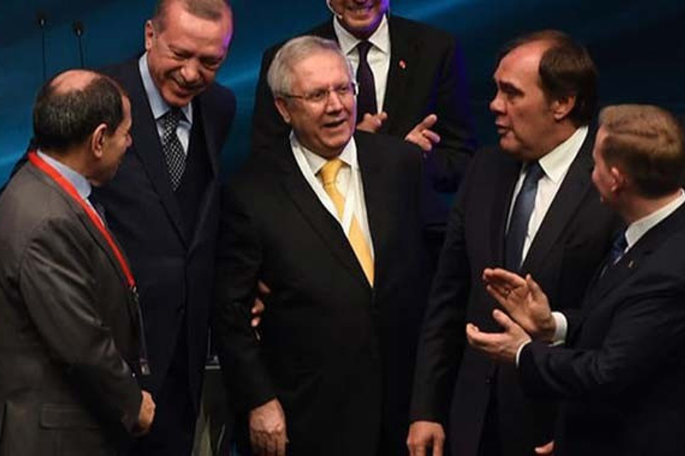 Cumhurbaşkanı Erdoğan'dan kulüp başkanlarıyla samimi görüntüler