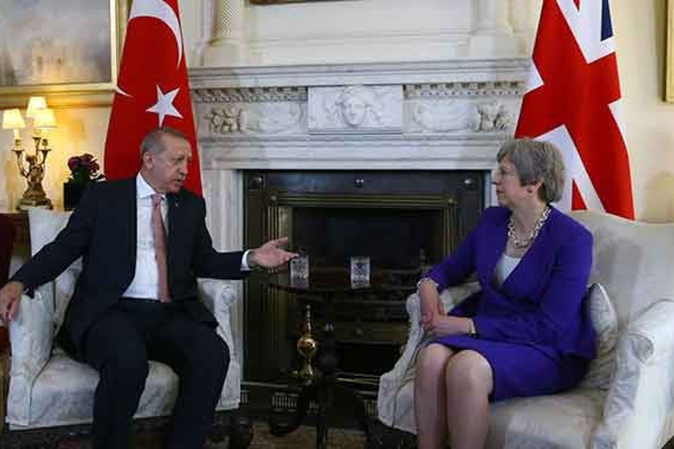 Cumhurbaşkanı Erdoğan ve İngiltere Başbakanı May'den flaş İsrail açıklaması