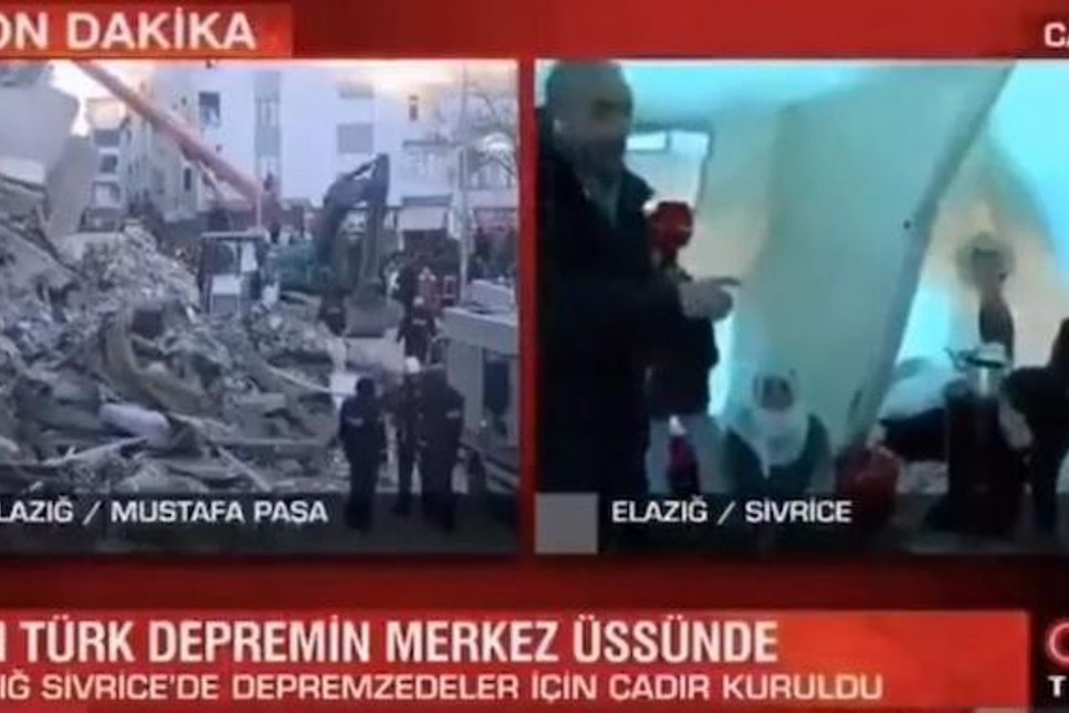 Depremzedelere dokuz kez ''Mutlu musunuz?'' diye soran muhabir, tepkilerden sonra açıklama yaptı: Gazetecilik refleksiyle sordum