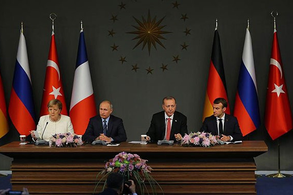 Dörtlü zirve sonrası konuşan Erdoğan: AB mülteciler konusunda taahhütlerini yerine getirmeli, destek artırılmalı