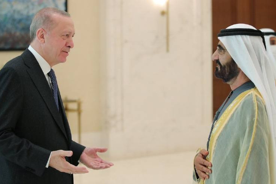 Dubai'de Erdoğan-Maktum zirvesi