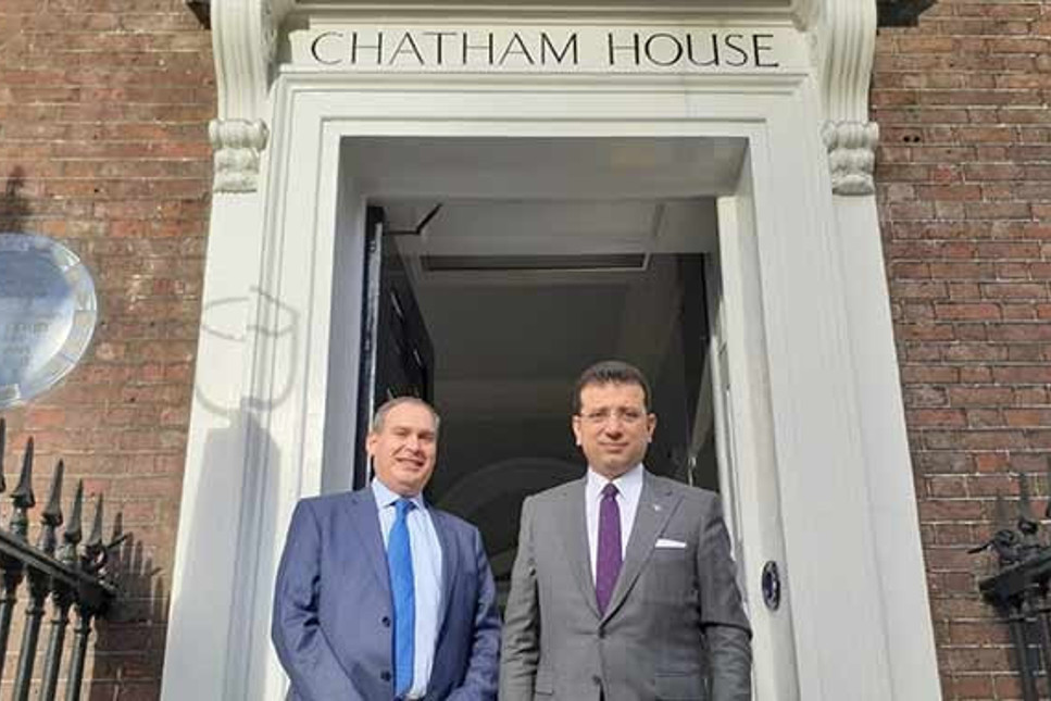 Ekrem İmamoğlu, Koç'un kurumsal ortak olduğu ‘Chatham House’a gitti