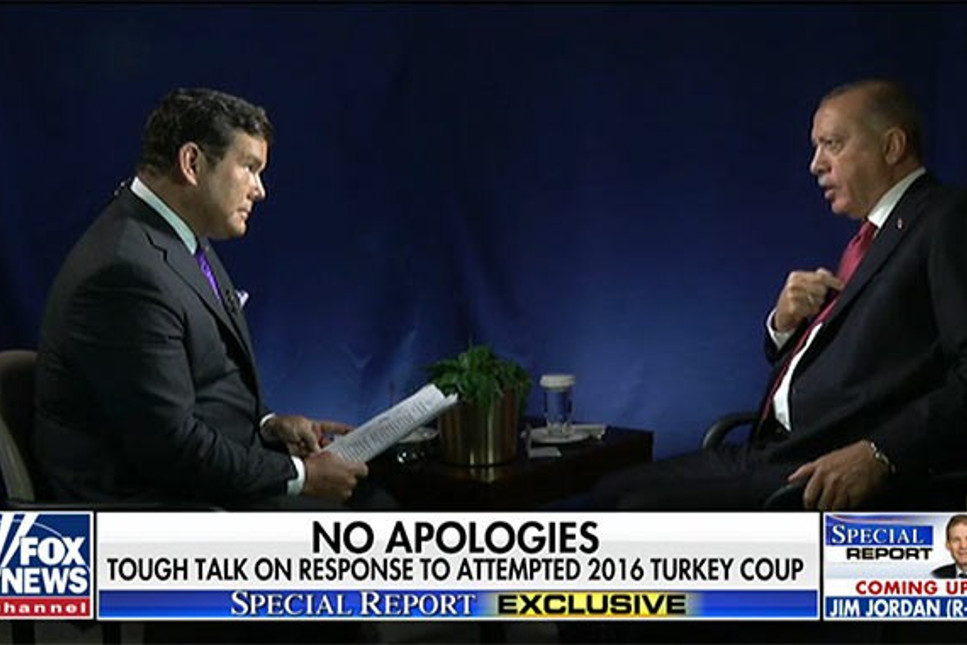 Erdoğan Fox News'e de kızdı: Gazeteci gibi konuşun, yargı mensubu gibi konuşuyorsunuz