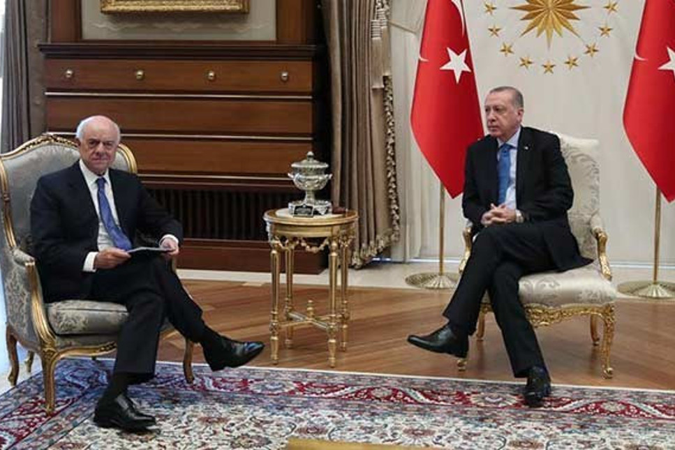 Erdoğan, Garanti Bankası'nın patronunu kabul etti