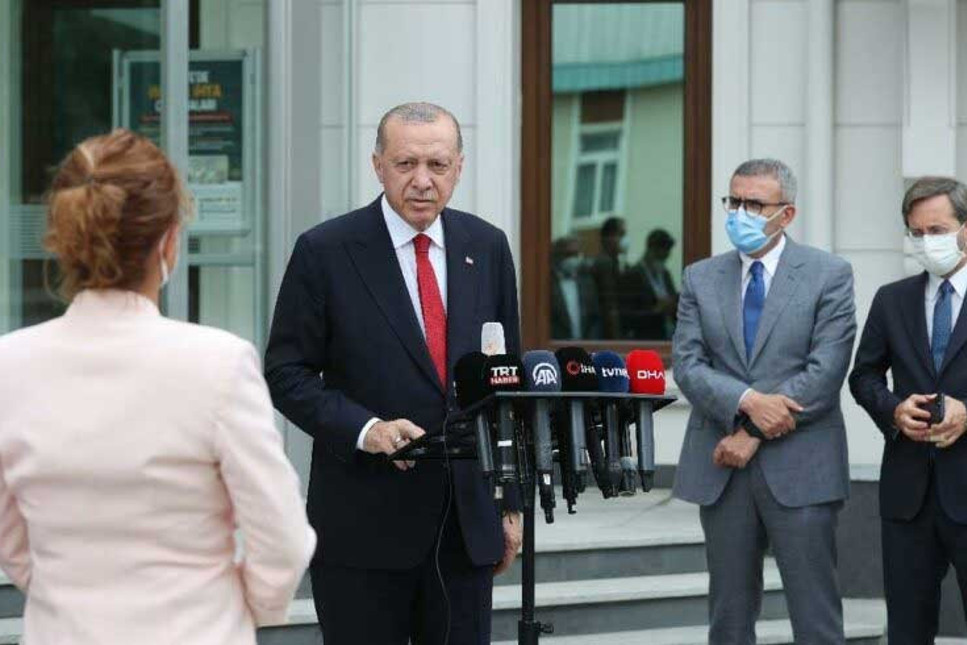 Erdoğan: Help Turkey yazanlar dayanamayıp, sildiler....