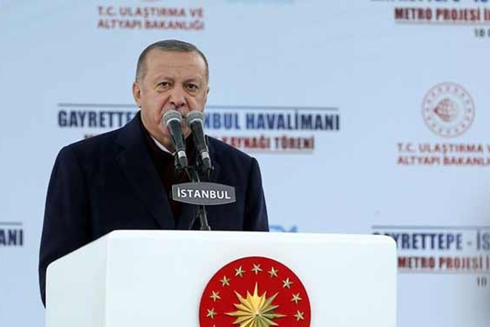 Erdoğan: İstanbul Havalimanı-Gayrettepe arası ulaşım 35 dakikada sağlanacak