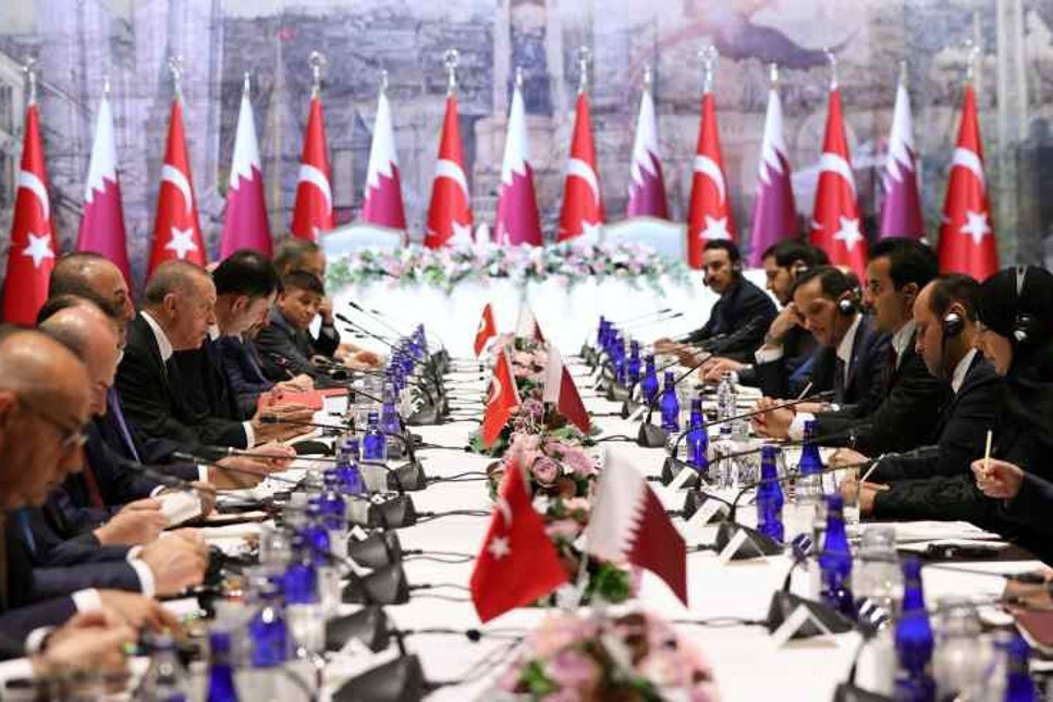 Erdoğan, Katar Emiri Temim ile görüştü: 11 anlaşma imzalandı