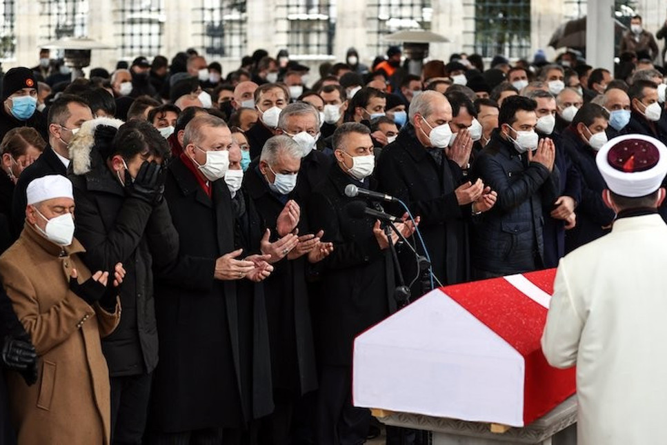Erdoğan, Topbaş'ın cenazesinde konuştu: Koranavirüs belası birçok yol arkadaşlarımızı bizden ayırdı