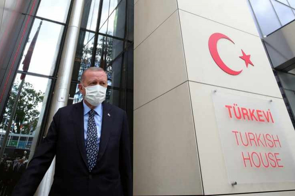 Erdoğan, Türk Evi'ni açtı: Binamız, uluslararası toplumdaki yerimizin de bir yansıması olacaktır