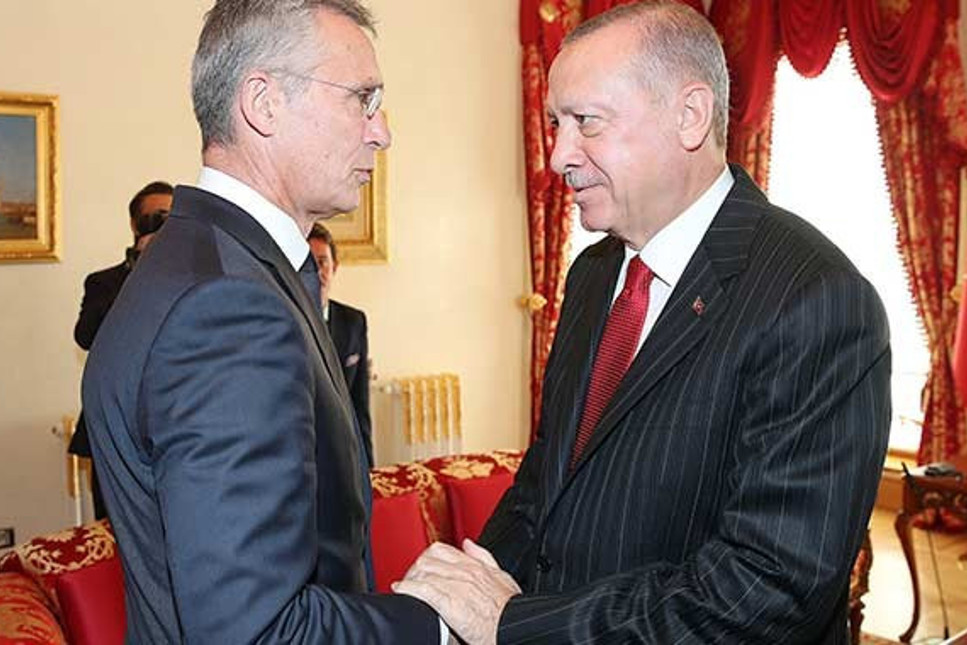 Erdoğan'dan, NATO Genel Sekreteri Stoltenberg’e sıcak karşılama