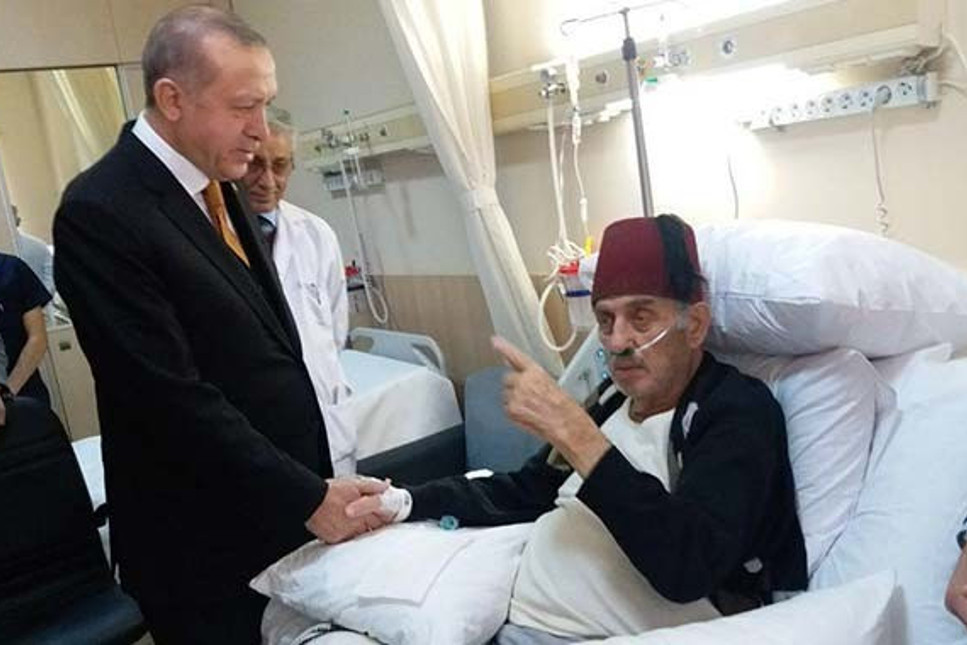 Erdoğan'ın Kadir Mısıroğlu ziyaretinin karesi