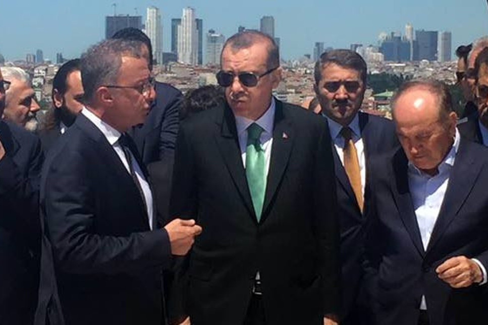 Erdoğan küstüğü işadamının adına yaptığı okulu açtı