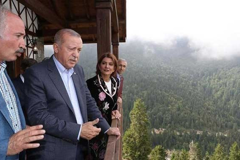 Erdoğan yaylaya helikopter pisti istedi
