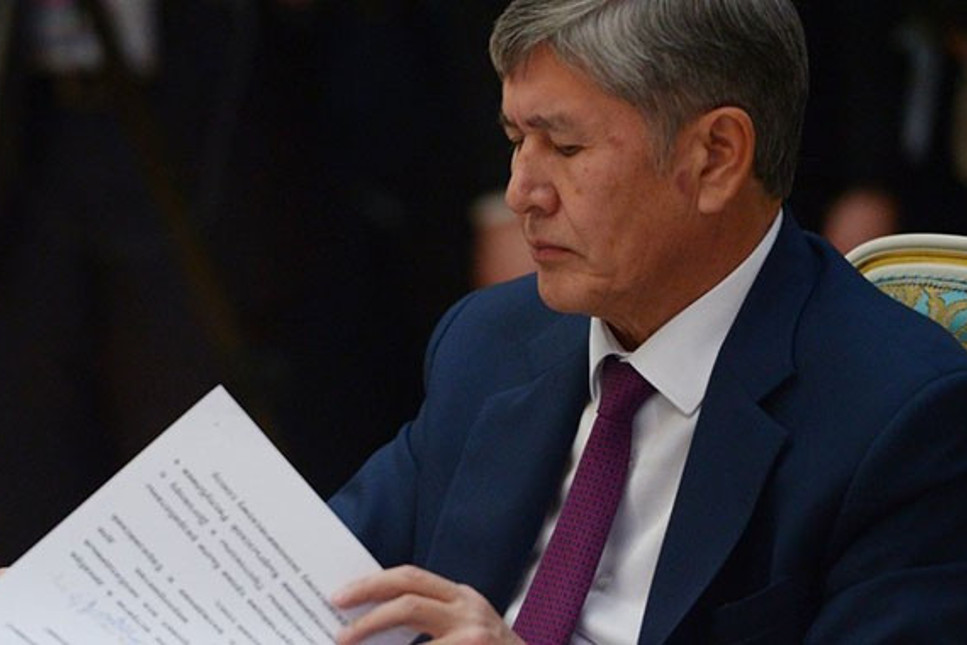 Eski Kırgız lider Atambayev gözaltına alındı