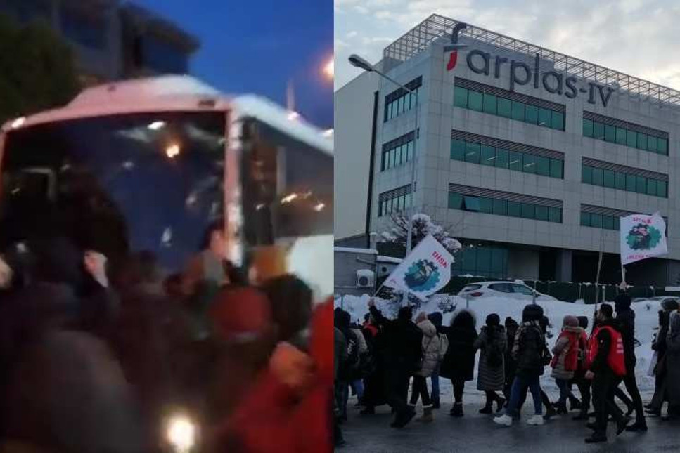 Farplas’ta işçiler fabrikaya kapandı: 200 gözaltı