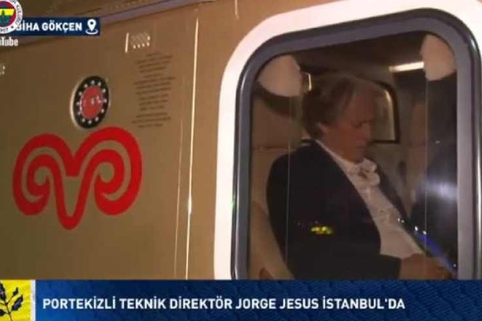 Fenerbahçe'nin beklediği Jorge Jesus İstanbul'a geldi!