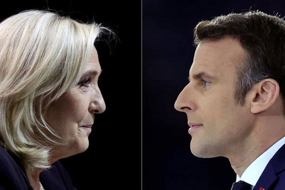 Fransa'da Macron ve Le Pen ikinci turda yarışacak