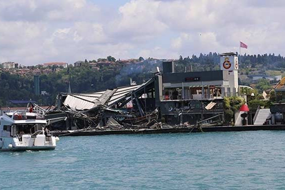 Galatasaray Adası'nda ikinci yıkım