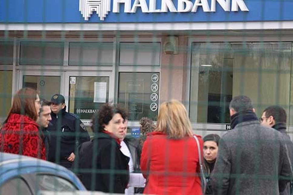 Halkbank'ın Makedonya'daki şubesinde son bir yılda üçüncü soygun