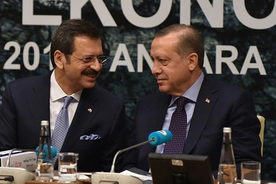 Hisarcıklıoğlu konuşurken Erdoğan müdahale etti: "En az bir"