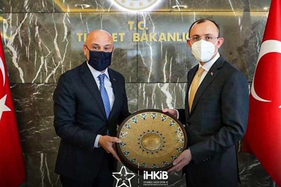 İHKİB Başkanı Mustafa Gültepe'den Bakan Muş'a ziyaret