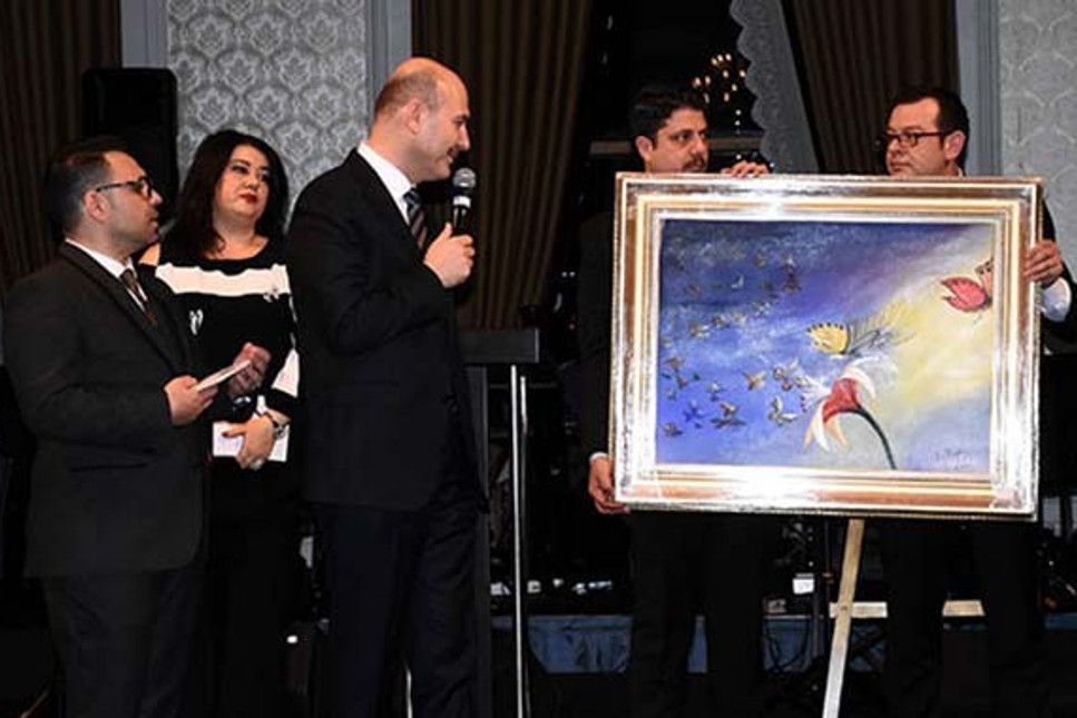 İçişleri Bakanı Süleyman Soylu'nun tablosuna 500 Bin TL veren kim?