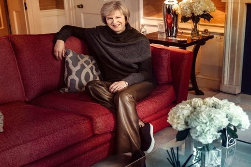 İngiltere Başbakanı May, Güngören'den giyiniyor