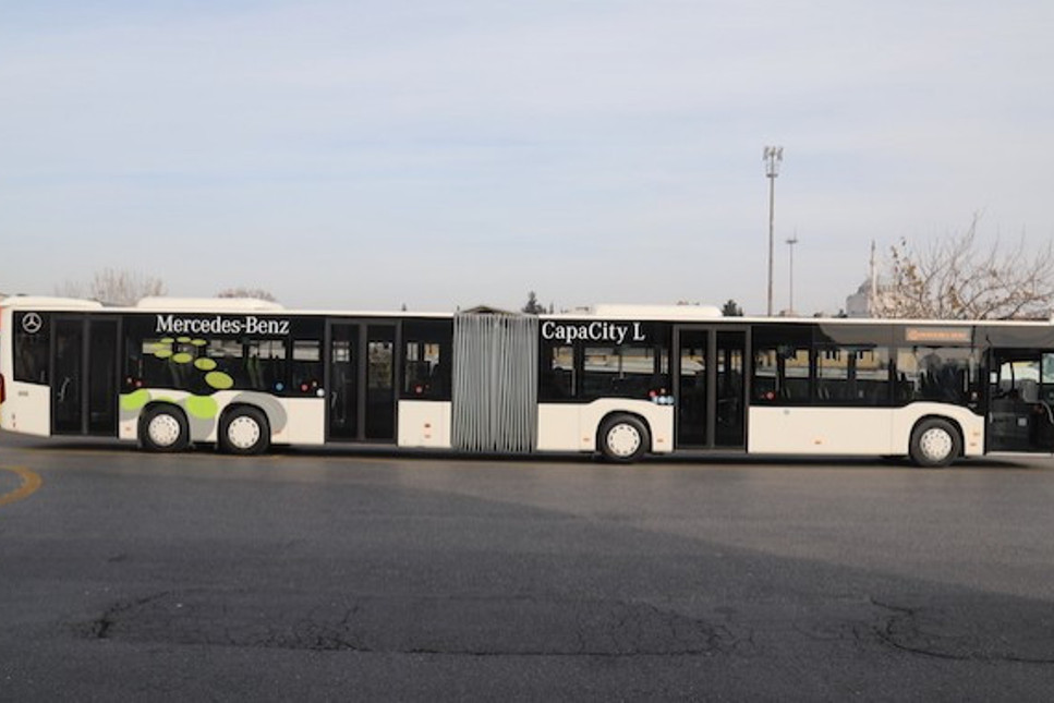 İstanbul'da metrobüs için yeni test aracı