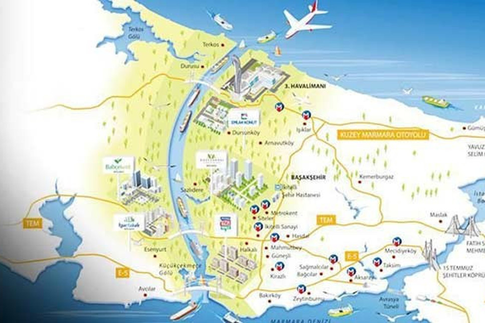 Kanal İstanbul ısrarın nedeni belli oldu: Rant projeleri ortaya çıktı