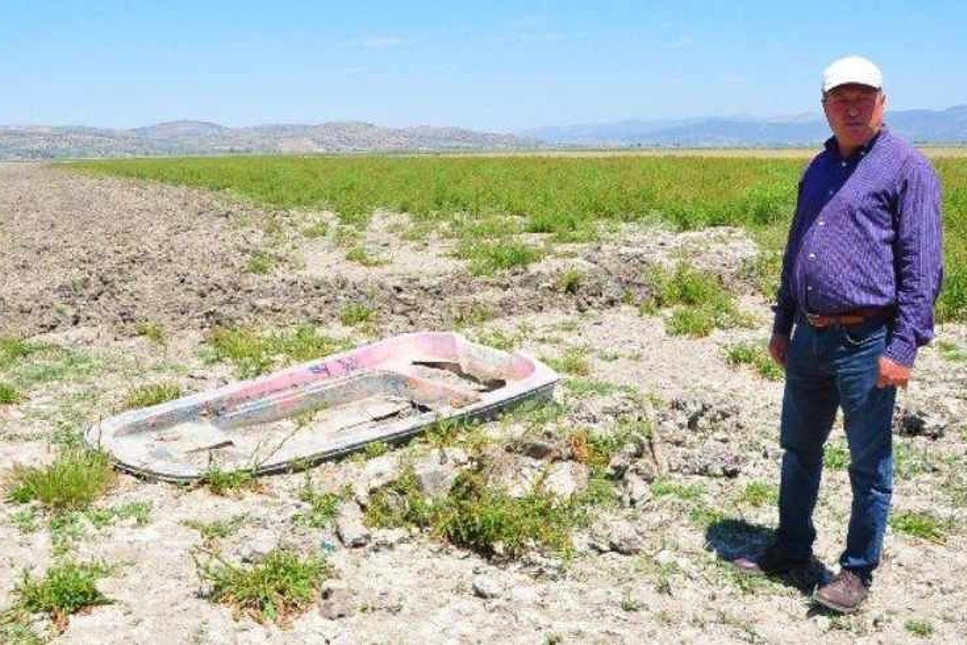 Kuruyan göle buğday ekenlere milyonluk ceza