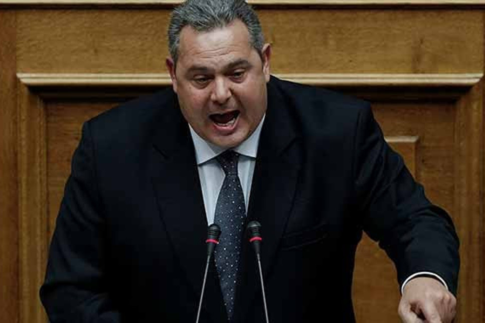 Küstah Yunan bakandan Türkiye'ye karşı sert sözler