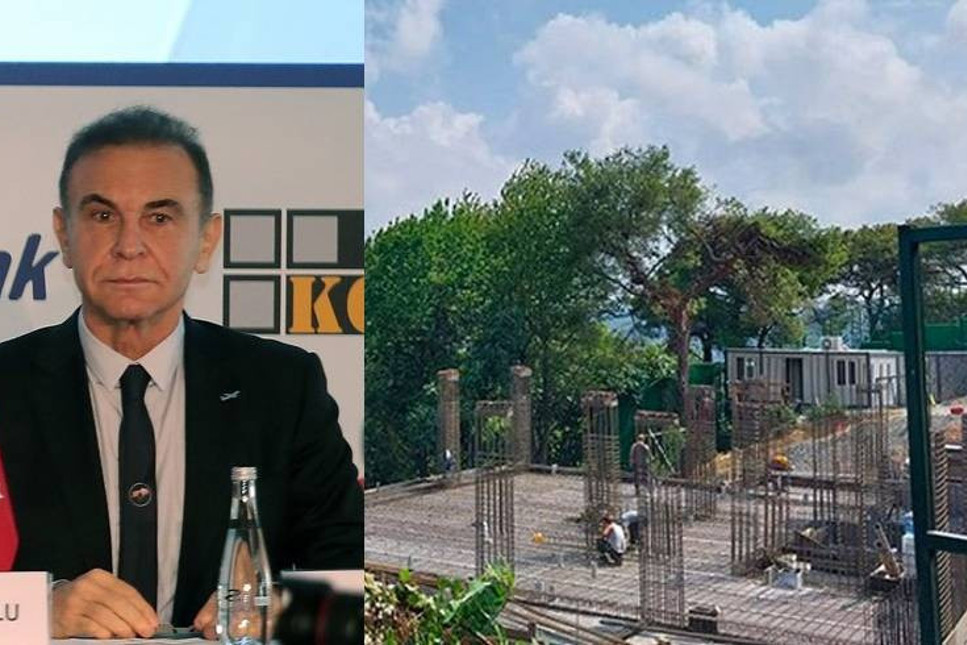 MNG Holding'in patronu Mehmet Nazif Günal'dan Boğaz'da kaçak villa inşaatı