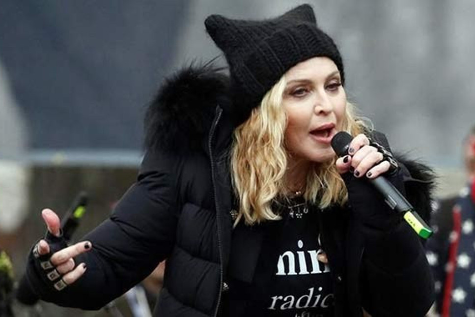 Madonna'dan Trump'a canlı yayında küfür