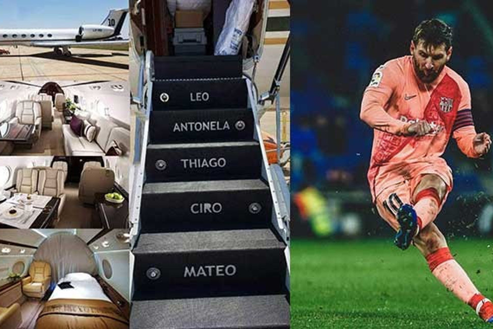 Messi, 15 milyon dolara özel uçak aldı