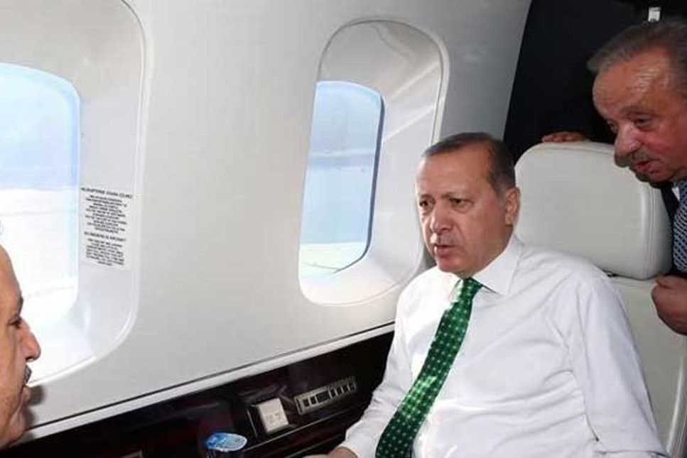 Millete küfreden Mehmet Cengiz Erdoğan'ın helikopterinde