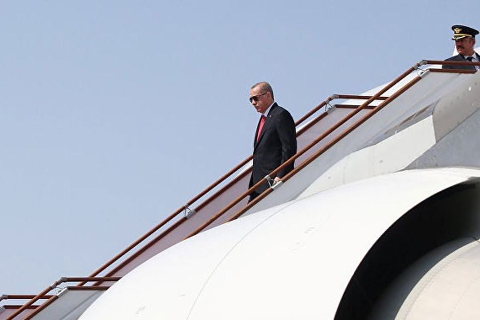 Moskova ziyaretini tamamlayan Erdoğan Ankara'ya döndü