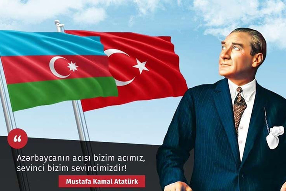 Mustafa Kemal Atatürk'ün Azerbaycan'ın gönlünü fethettiği mesaj