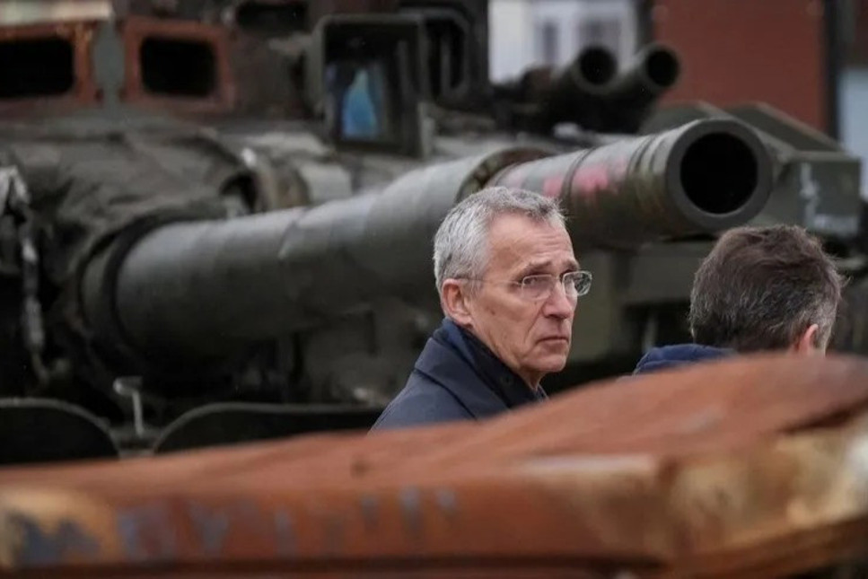NATO Genel Sekreteri, savaşın başlamasının ardından ilk kez Kiev'de