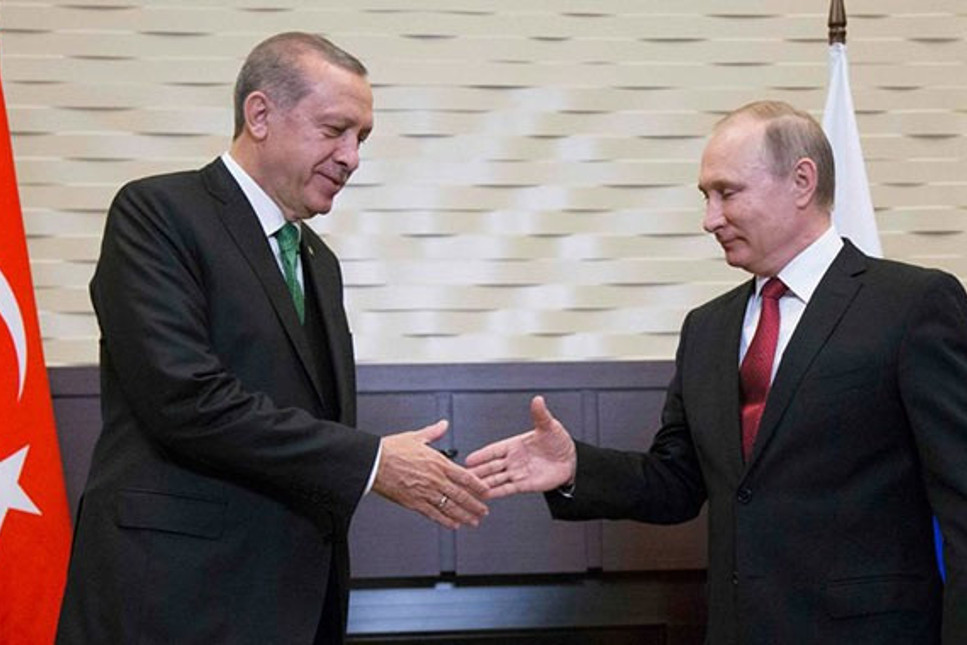 Erdoğan ve Putin akşam yemeğinde Suriye'yi konuşacak